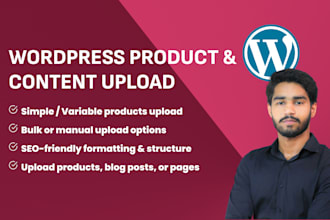 upload products or content to your woocommerce store