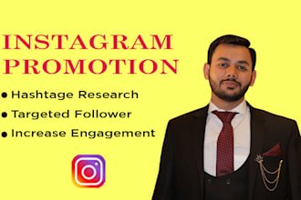 grow instagram by promotion or marketing for fast organic growth and engagement