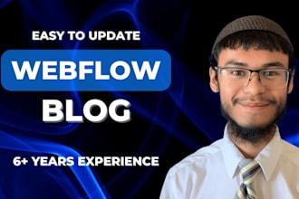 create an easy to update webflow blog for you