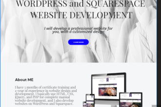 design and develop responsive wordpress websites