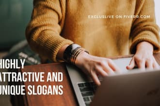 create attractive and catchy slogan for your business