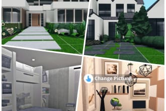 decorate and build your house on bloxburg