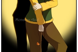 draw furry fullbody art commissions