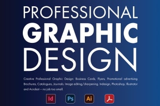 produce professional graphic design for you