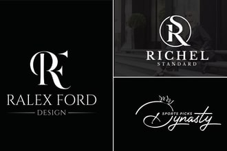 do luxury fashion and clothing brand logo design