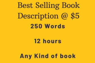 write you best selling book description