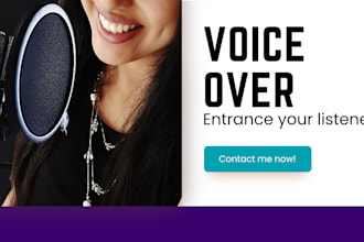 record a female latin spanish voice over