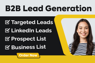 do perfect b2b lead generation, linkedin leads and GEO targeted lead pros