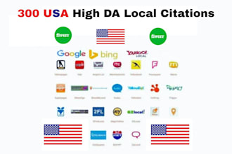 do top 300 USA local citations and directory submission