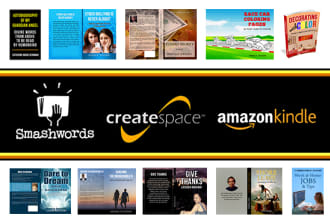 design book covers for kindle , amazon KDP, ingramspark