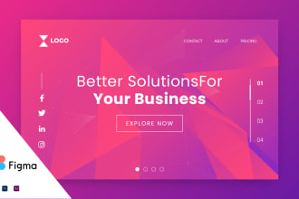 create a modern figma design for your website
