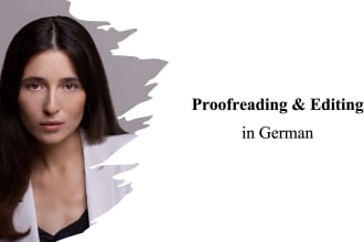 professionally proofread and edit your german writing