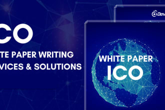design an impressive crypto whitepaper for ico project