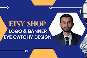 design eye catchy logo and banner for your etsy store