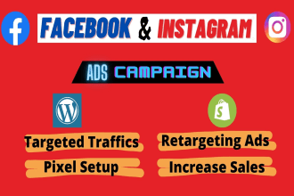 do shopify facebook ads campaign, ig ads, fb advertising,