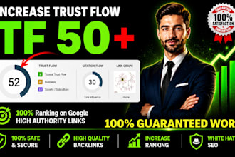 increase url trust flow tf 40 plus with quality link