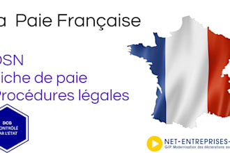 do french payroll services, paie