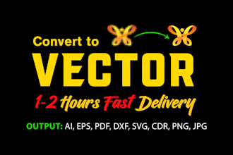 vector tracing, redraw, logo vector, convert to vector