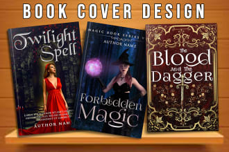 design professional fantasy book cover ebook cover kdp cover