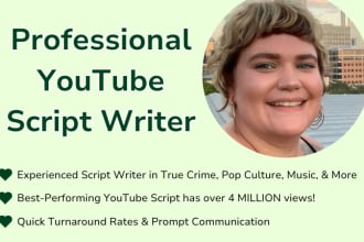 write your youtube script