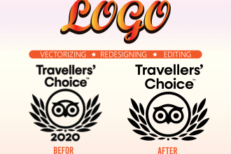 vectorize, redraw, trace your logo or any artwork