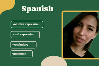 teach spanish, your spanish tutor