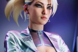 do 3d modelling 3d nft art 3d character design 3d animation 3d nft art character
