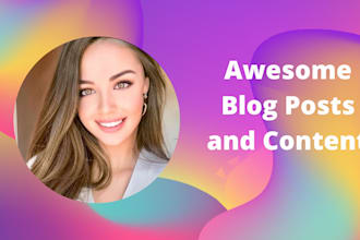 create awesome blogs and content