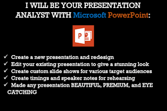 be your powerpoint specialist