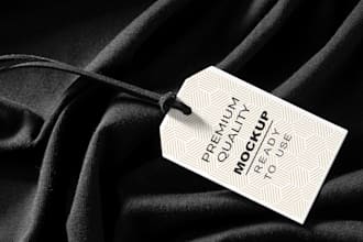 premium quality hangtag label design