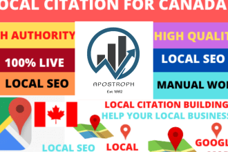 do the best canada local SEO citations