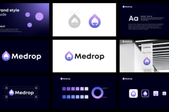 design modern logo and brand identity guidelines