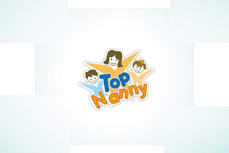 provide childcare baby care education children care logo for you