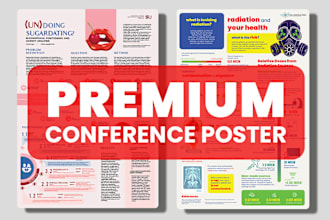 design a research scientific conference and academic poster