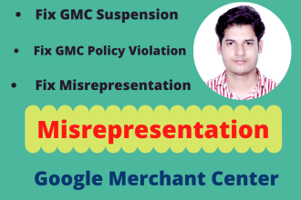 fix google merchant center misrepresentation suspension