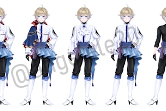 making anime 2d model vtuber and free 1 chibi