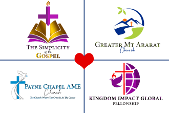 design a modern and eye catching church or ministry logo
