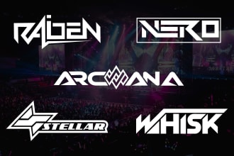 design custom dj, music, band logo