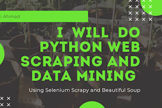 do python web scraping in selenium scrapy requests and beautiful soup