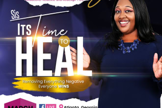 create a classy church flyer, event or online flyer design