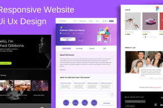 design web template figma web design mockups wireframes website UI UX design