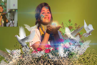 do photo manipulation and photo editing