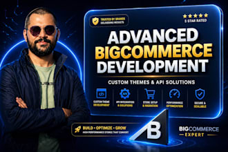 design bigcommerce store with custom API and theme development
