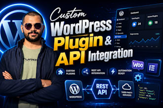 build custom wordpress plugins and rest API integrations