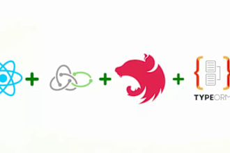 develop web application in node, expressjs, nestjs, reactjs