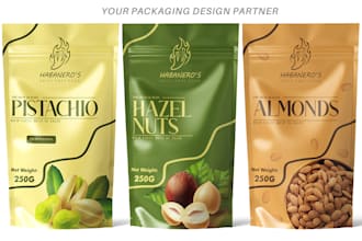 do pouch design, product label design, box packaging design