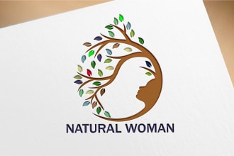 design natural beauty construction minimalist and creative logo