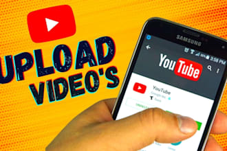 upload your videos to youtube or any other social media