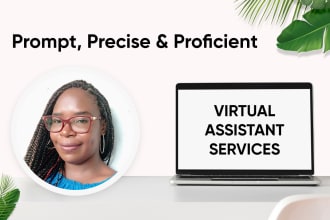 be your professional virtual administrative assistant