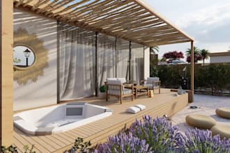 design your accommodation unit, tiny house and hotel concept